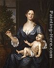 John Smibert Mrs. Francis Brinley and Her Son Francis painting